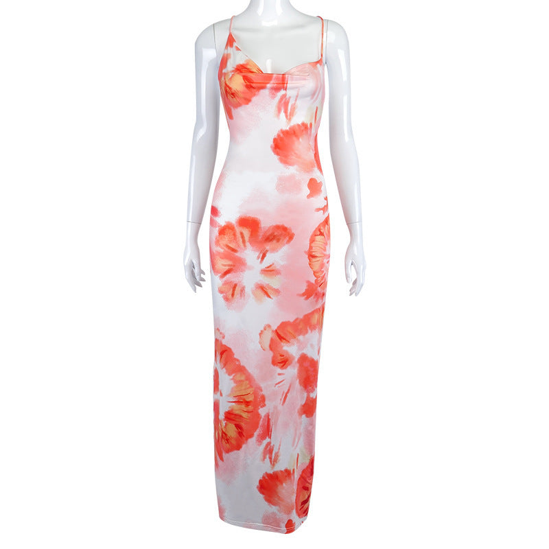 Solana Maxi Dress - Orange