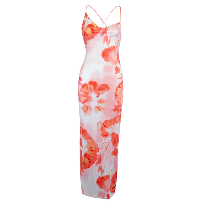 Solana Maxi Dress - Orange