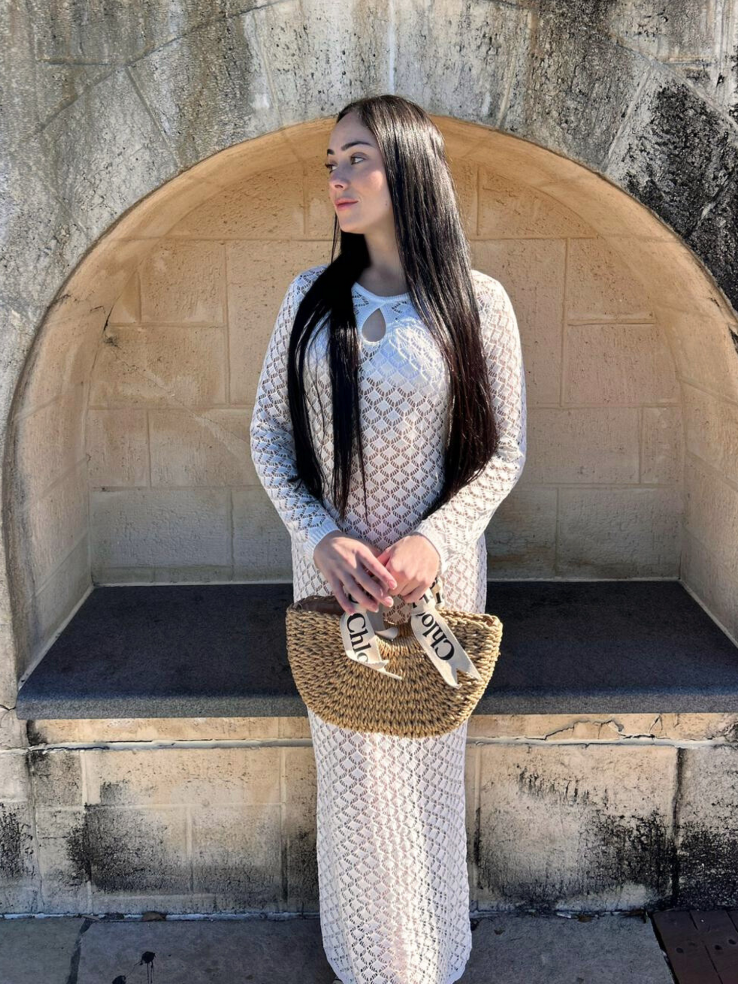 Isla Mesh Maxi - White