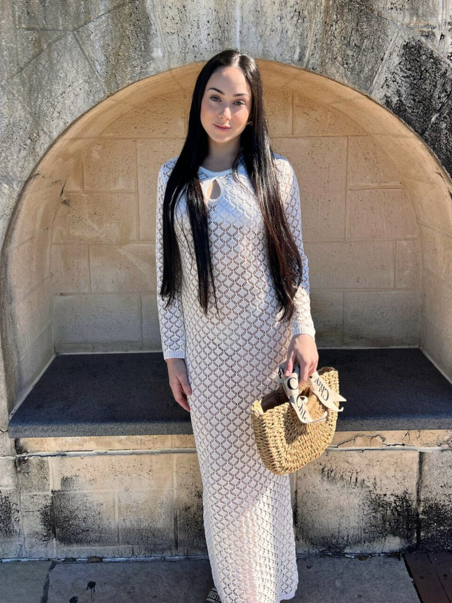 Isla Mesh Maxi - White