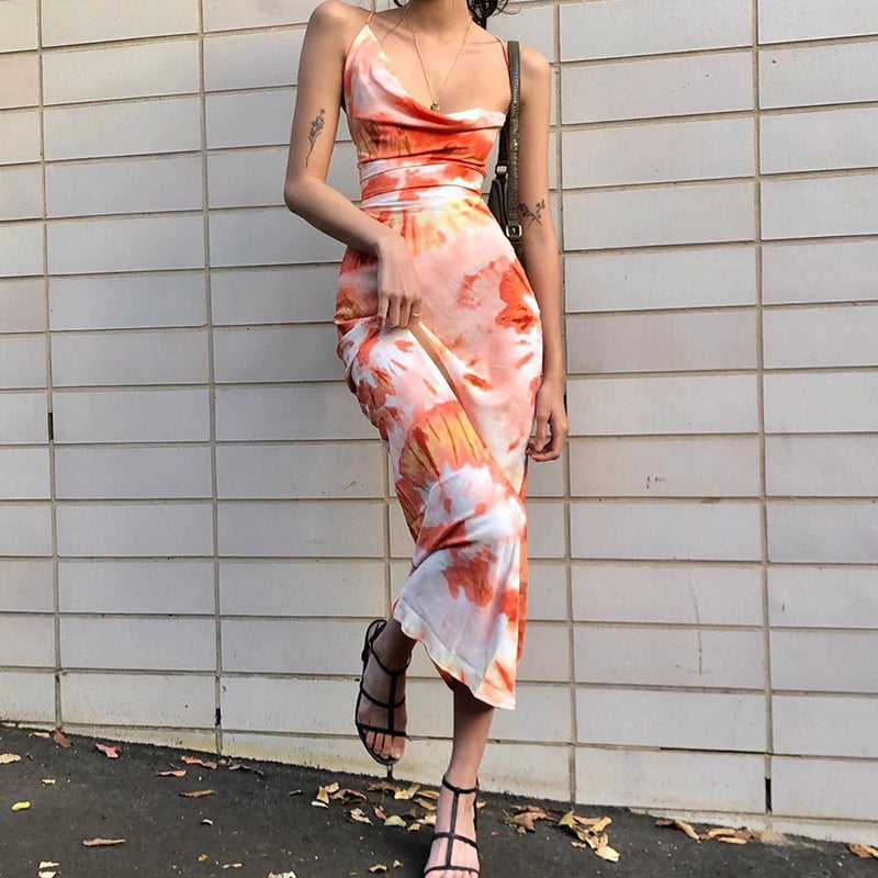 Solana Maxi Dress - Orange